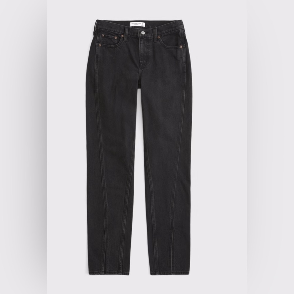 Abercrombie & Fitch The Straight Mid Rise Jeans size 28 6